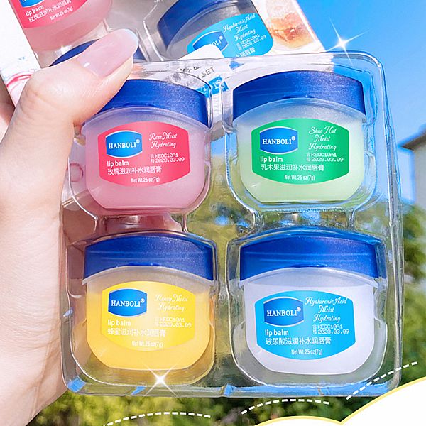 HANBOLI~補水潤唇膏套組(7gx4入)