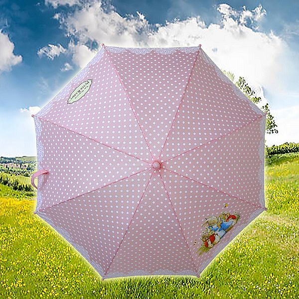 Peter Rabbit 比得兔~童直傘-家族粉紅色(1入)