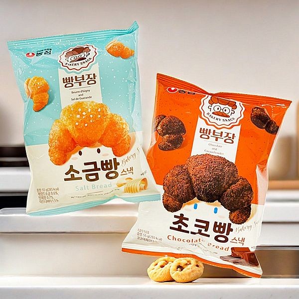 韓國 農心~可頌麵包造型餅乾(55g) 款式可選