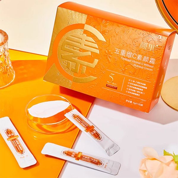 顏里~五重維C素顏霜(單包)4ml