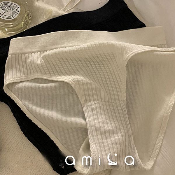 AMICA ~5679#舒適自在簡約羅紋內褲(1件入) 款式可選