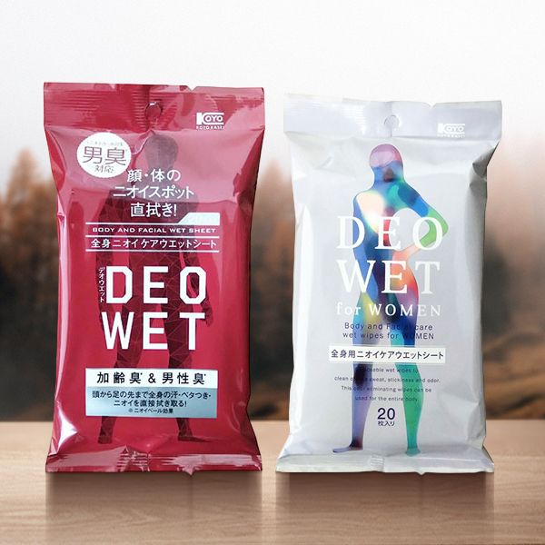 日本 KOYO~DEOWET 濕巾(20枚入) 款式可選
