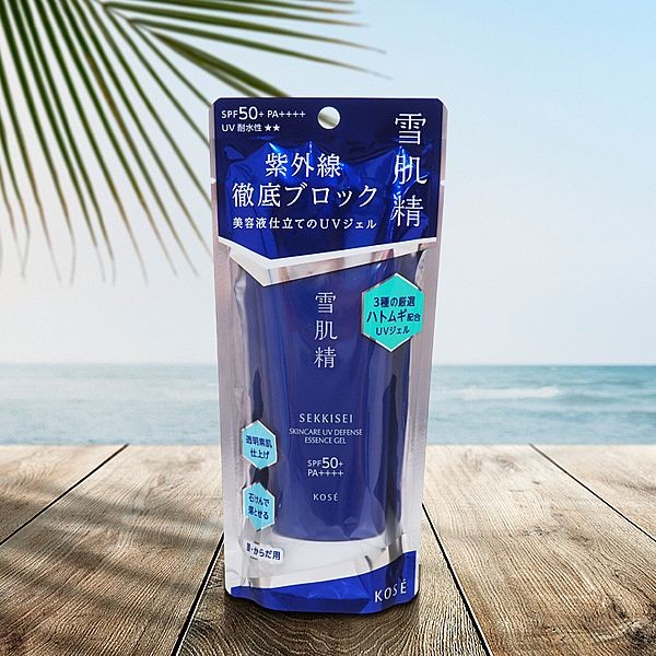 KOSE 高絲~雪肌精輕水感UV防曬凝膠SPF50+(90g) 海洋友善