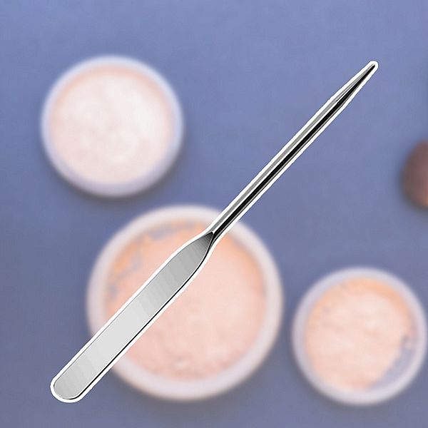 不鏽鋼粉底調色棒／粉底刮刀(A款粉底鏟)1入