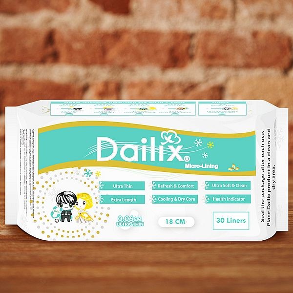 Dailix~每日健康檢查乾爽透氣抑菌護墊(涼感)18cmx30片