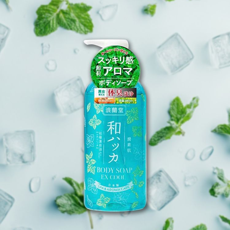 潤素肌~薄荷涼感清爽沐浴露(480ml)