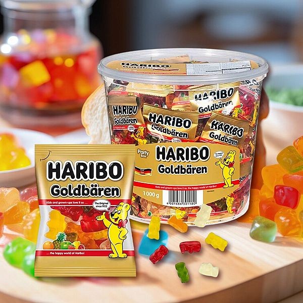 HARIBO 哈瑞寶~金熊Q軟糖分享包(1000g)