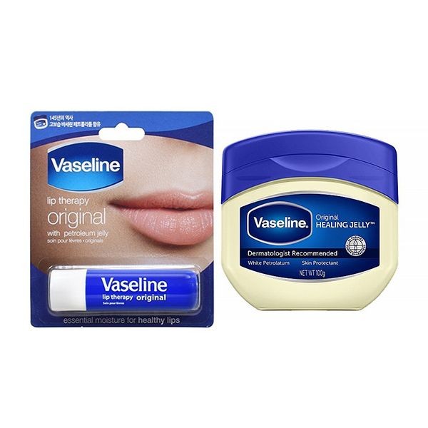 <超值組合> Vaseline 凡士林~經典原味護唇膏4.8g+經典高純修護凝膠50g 組合款