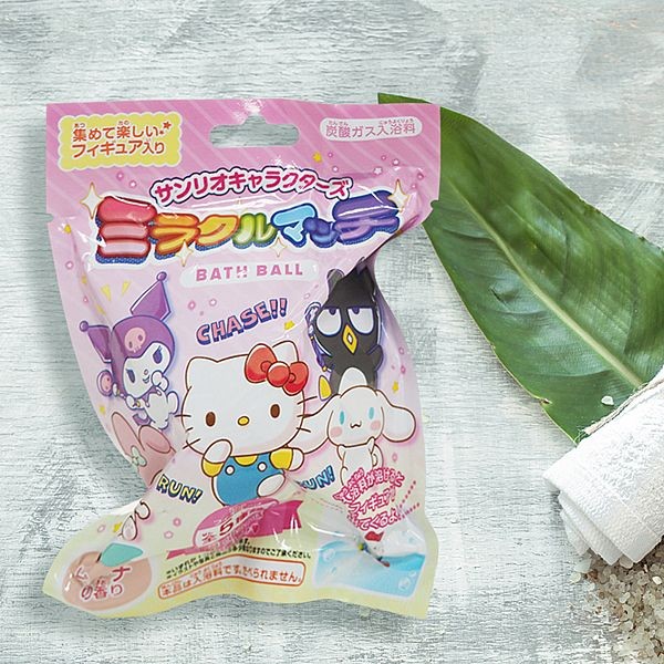 SANRIO 三麗鷗~人物系列沐浴球(內附玩具)75g 玩具隨機出貨