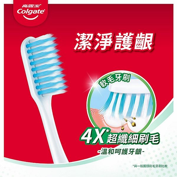 Colgate 高露潔~潔淨護齦牙刷(1入) 顏色隨機出貨