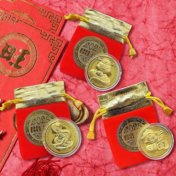 2025年蛇年開運金幣／錢母紅包(1組入) 款式可選