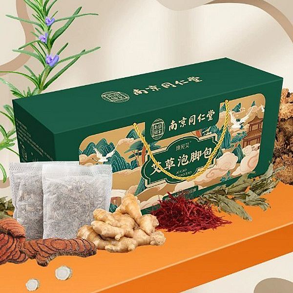 南京同仁堂~艾草泡腳包(30gx10包／盒)