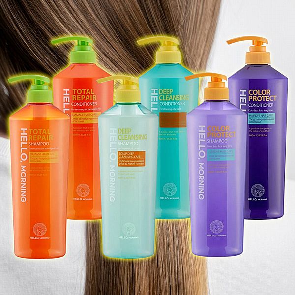 HELLO MORNING~洗髮精／護髮乳(600ml) 款式可選