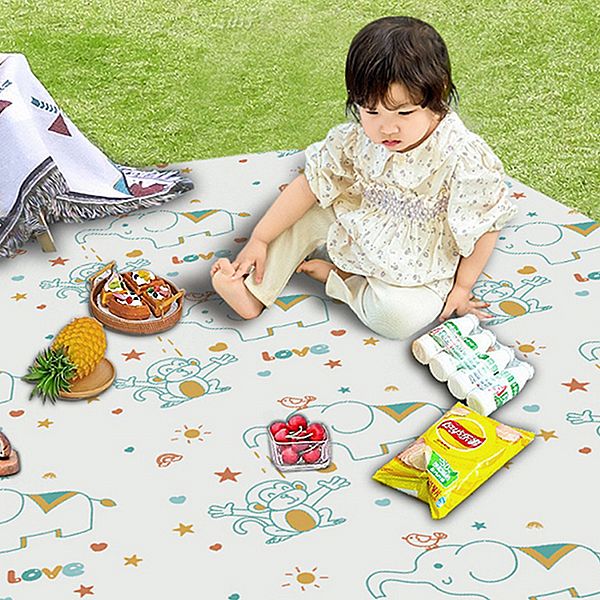 一次性雙層印花野餐墊(1入)