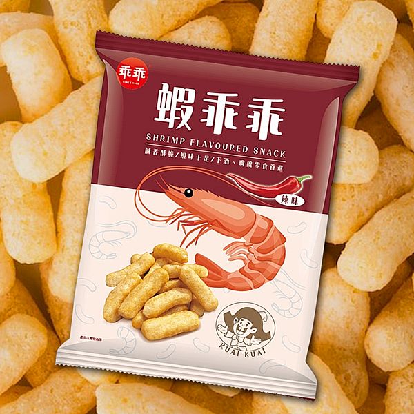 乖乖~玉米脆條(蝦乖乖辣味)40g 太空包
