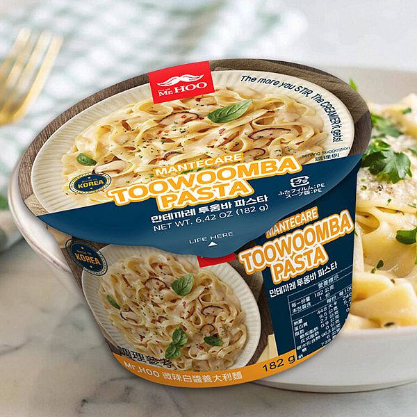 Mr.HOO~微辣白醬義大利麵碗裝(182g)