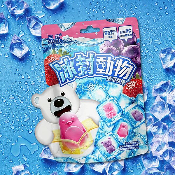 冰封動物造型軟糖(65g) 口味隨機出貨