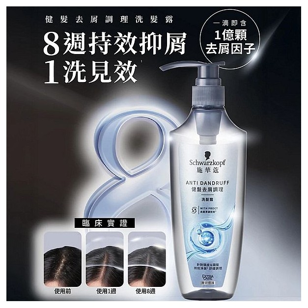 Schwarzkopf 施華蔻~健髮去屑調理洗髮露