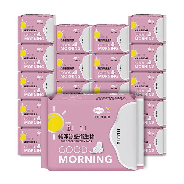 (箱購)JIUJIU~親親淨涼感衛生棉(日用標準型)72入/箱(限宅配)