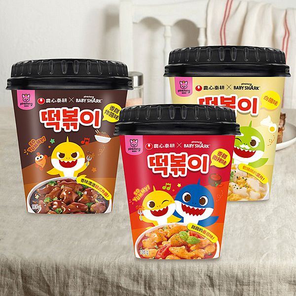 農心泰耕~Baby Shark炒年糕杯(1杯裝) 款式可選