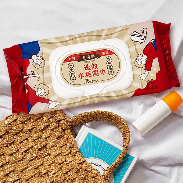 KESPOL 克司博~速效水垢濕巾(60抽)