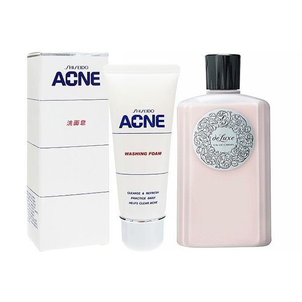 <超值組合> SHISEIDO 資生堂~面皰洗面皂(75g)+嘉美艷容露(加大)(250ml) 組合款