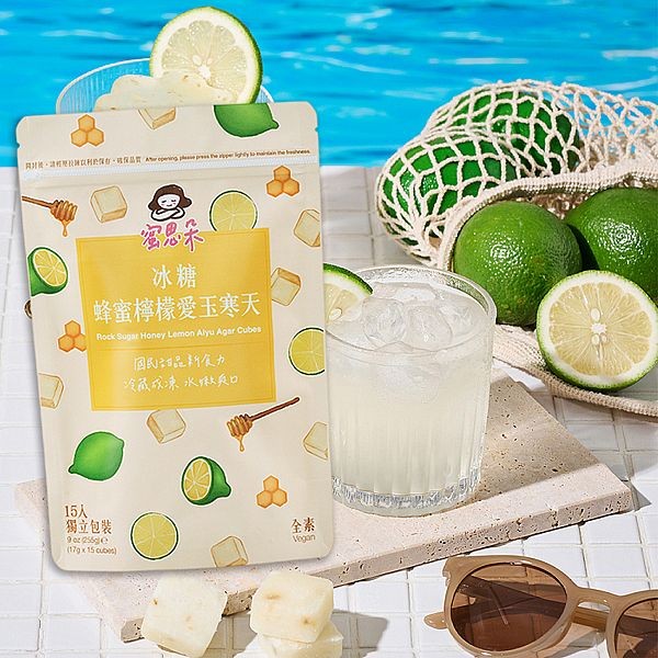 MEDOLLY 蜜思朵~冰糖蜂蜜檸檬愛玉寒天(17gx15入)袋裝