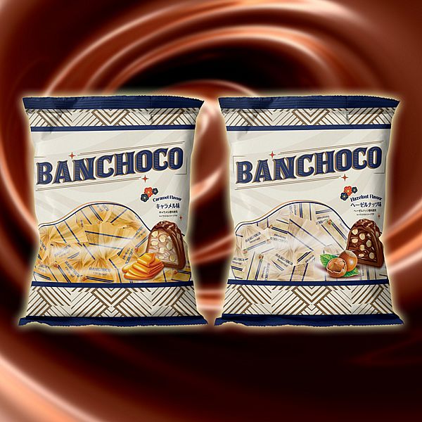 BANCHOCO~焦糖味／榛果味可可製品(84g) 款式可選