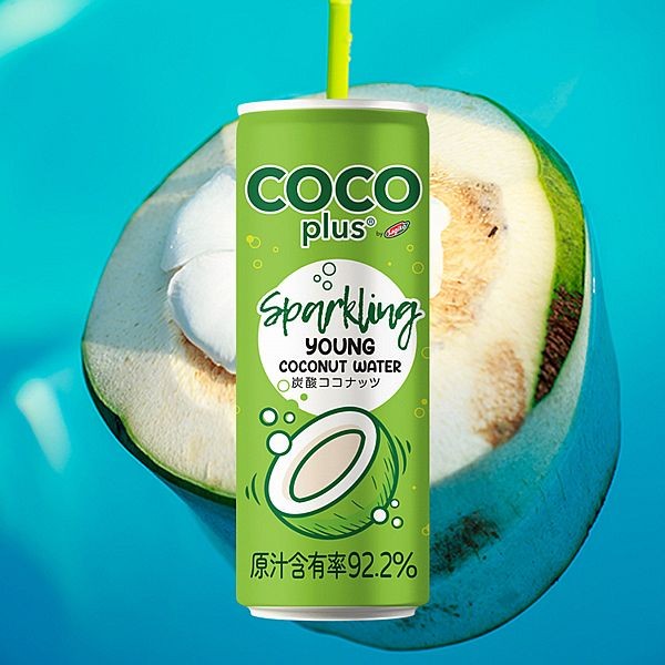 Cocoplus~氣泡椰子水(325ml)