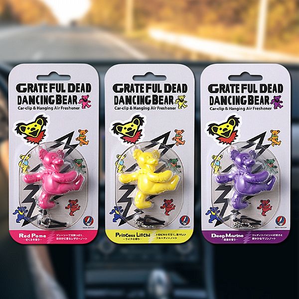 Grateful Dead 跳舞熊~車用香氛吊飾(1入) 款式可選