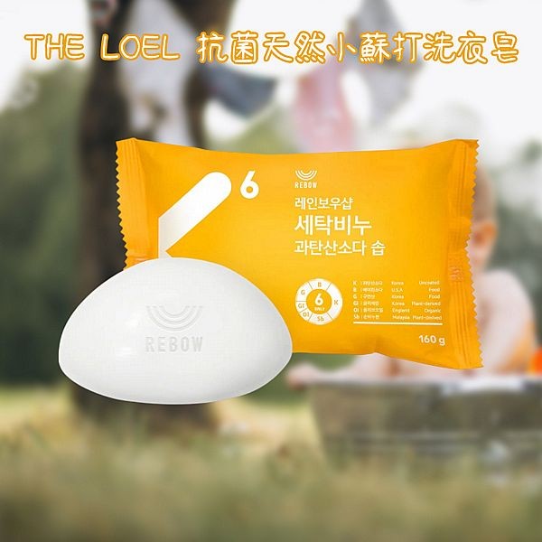 THE LOEL~抗菌天然小蘇打洗衣皂(160g)