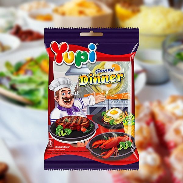 印尼 Yupi 呦皮~豪華經典餐(軟糖)70g