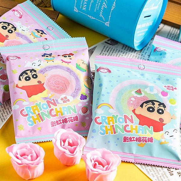 韓國彩虹棉花糖(蠟筆小新版)9g 款式可選