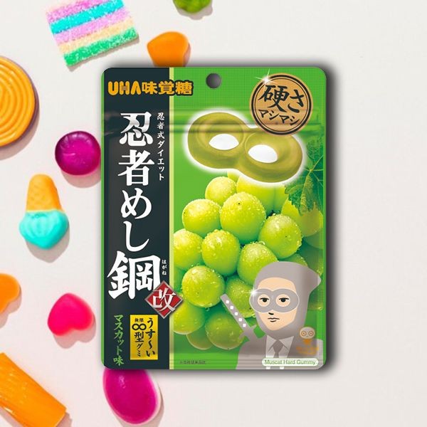 UHA 味覺糖~忍者軟糖(白葡萄味)45g
