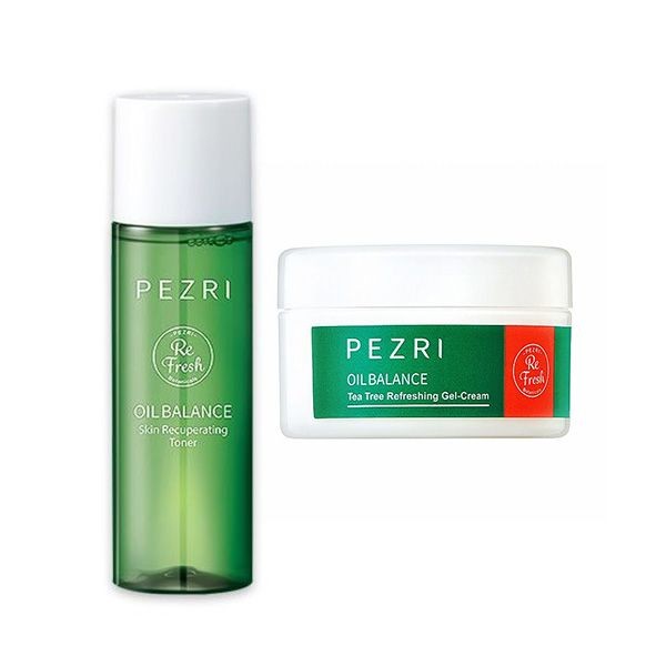 <超值組合> PEZRI派翠~煥顏淨透調理化妝水(150ml)+茶樹水凝霜(100ml) 組合款