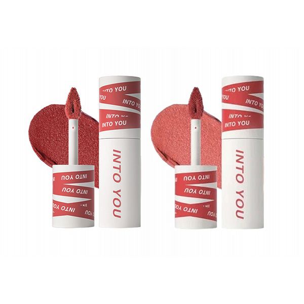 INTO YOU~女主角致霧唇頰兩用唇泥(2g) EM12糖漬草莓／EM23紅梅小豆