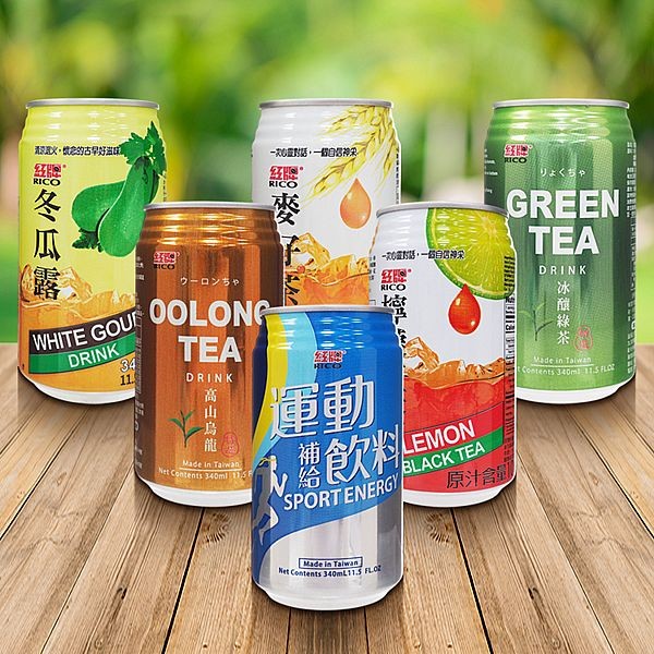 紅牌~冬瓜露／麥仔茶／冰釀綠茶／高山烏龍／檸檬紅茶／運動補給飲料(340ml) 款式可選