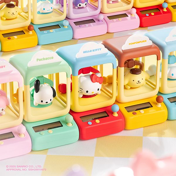 SANRIO 三麗鷗~搖搖娃娃機系列光動樂盲盒(1入)Sanrio characters 公仔隨機出貨 Threads 爆紅款 脆