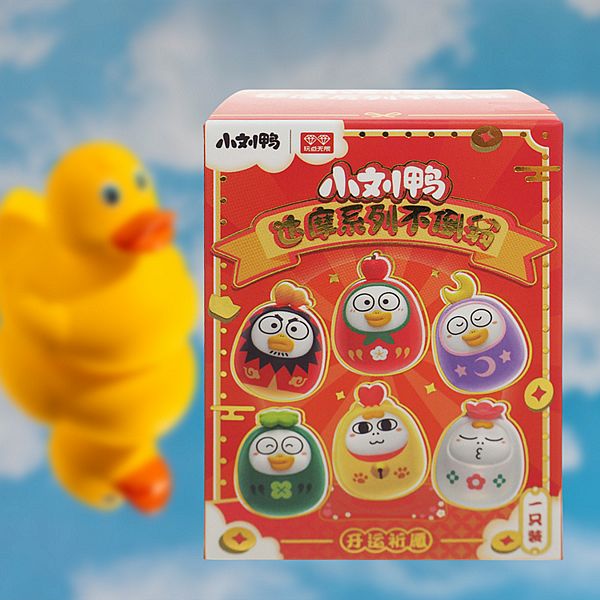 小劉鴨達摩不倒翁公仔盲盒(1入) 公仔隨機出貨