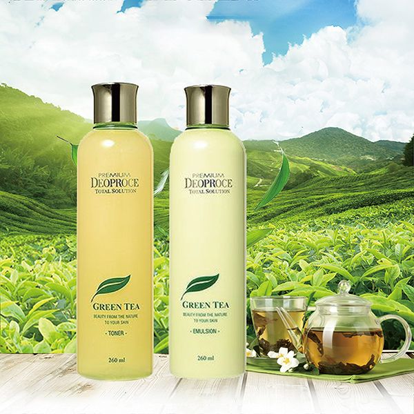 迪普詩 DEOPROCE~綠茶保濕水 / 綠茶保濕乳(升級版)260ml 款式可選