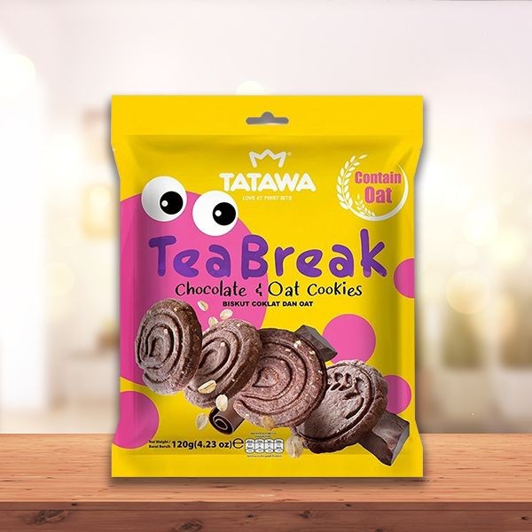 TATAWA點心趣巧克力燕麥餅乾(120g)