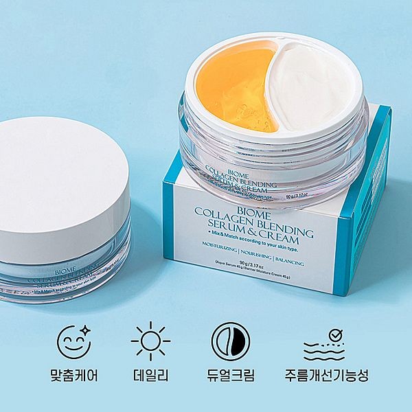 韓國 Prreti~益菌膠原緊緻雙效精華霜(45g+45g)