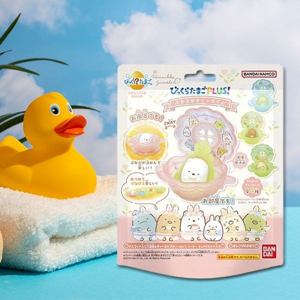 BANDAI~日本品牌 泡澡公仔沐浴球橘色橙香(角落生物下午茶時光)55g