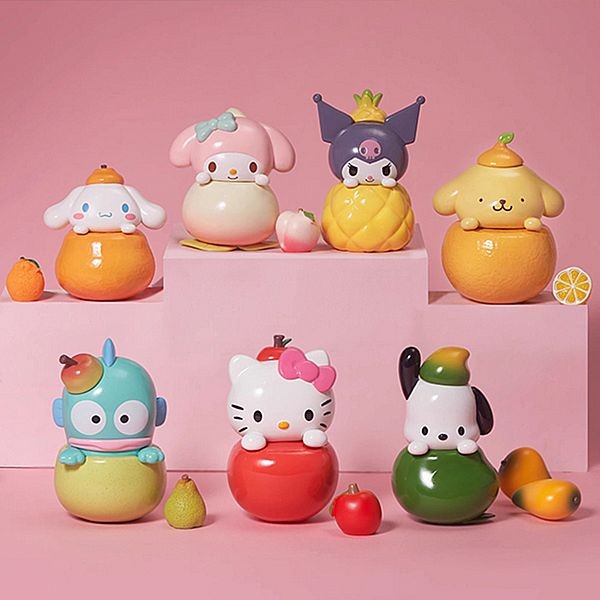 SANRIO 三麗鷗~家族水果夾心系列盲盒(1入) 公仔隨機出貨