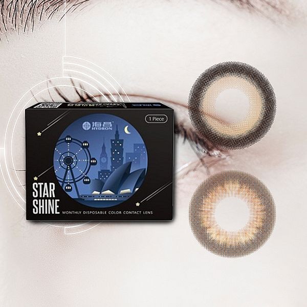 海昌~星眸彩色月拋隱形眼鏡(1片裝) 款式可選