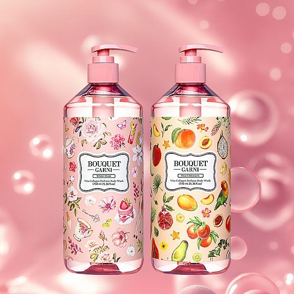 韓國 Bouquet Garni~維他膠原Q嫩潔膚露(750ml) 款式可選 Bouquet Garni Bouquet-Garni 璞珈妮