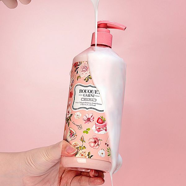 韓國 Bouquet Garni~維他膠原彈潤乳液(白麝香)750ml Bouquet Garni Bouquet-Garni 璞珈妮