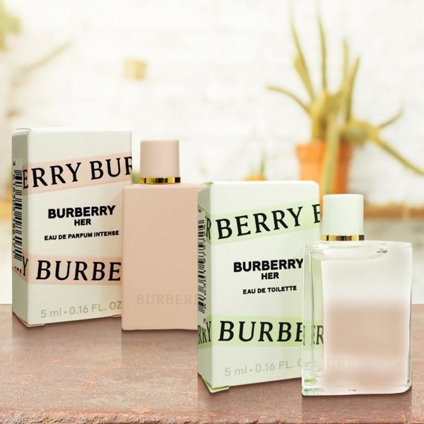 BURBERRY~Her Intense果漾淡香精／晨曦之翼女性淡香水(5ml) 款式可選