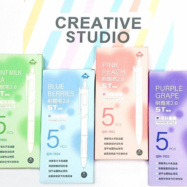 ST刷題筆CA-105(5入/盒) 款式可選 ST刷題筆CA-105(5入/盒) 款式可選