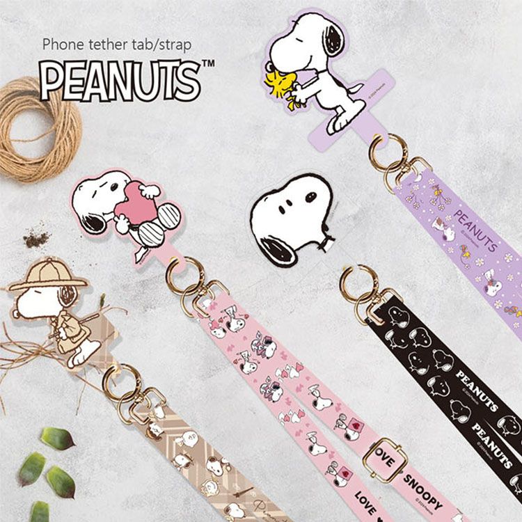 SNOOPY 史努比~多功能手機夾片掛繩組(1組入) 款式可選